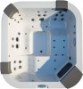 СПА бассейн / Jacuzzi / Maxi / Santorini pro 230x215x90 см / без обшивки / top