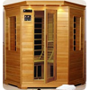 Инфракрасная кабина Active Heat 2-местная угловая карбон, размер 135х135х194 см (хемлок)