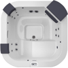 ��� ������� Jacuzzi Maxi Delfi pro 190x190x80 �� � �������� top audio ���� White, ������ ��� c ������.