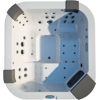 ��� ������� Jacuzzi Maxi Santorini pro 230x215x90 �� ��� ������� base ���� White � ������.