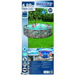   Bestway Power Steel 56966, 488x122  ()