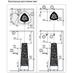  ���� ������������� Harvia Kivi PI 90 E