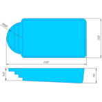  ������� ������� ���� 9,0�3,7�1,4�1.7�, ����� 44�3 ���� RAL 006