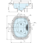  ���������� ��� ������� RivieraPool Avalo 275�235�96 ��, ���� ���� Silver