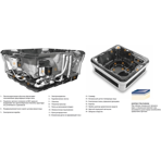  ��� ������� Jacuzzi Maxi Delfi pro 190x190x80 �� � �������� top audio ���� Ocean Blue, ������ ��� c ��������.