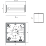  ��� ������� Jacuzzi Maxi Delos pro 215x190x80 �� � �������� top audio ���� Ocean Blue, ������ ��� ���. c ������.