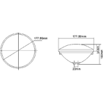      Hidrotermal PAR56 315 LEDs White Color 24/12, 