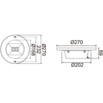         .  AquaViva HJ-RV-SS270K, 18W RGB (AISI-316) + 