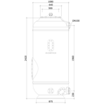       Evospace Titan .1080 , DN100, H=2500 , . ,   (EF.T1080S)