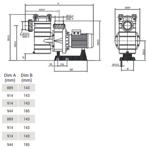     Hayward HCP 40753E T2 IE3 (380V, 104,5 ./)