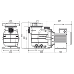     Hayward PL 81004E2 (220V, 0,53kW, 0,5HP) (SP8105XE81)