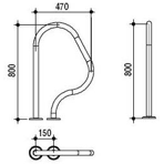     Gemas 470 x 800 , AISI 304 (   )