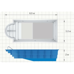    Ocean standart  85382 8.5x3.85x2  : 