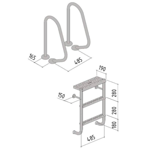      Evo Step Split 3 , AISI 316L