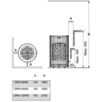    Sawo Orion ORN-120NS-G-P