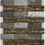    ORRO mosaic LAVA STRIPE