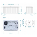    Kingston JCS - 13 S 210x150x82   6696 Pearl white,  P - 01 Coffe