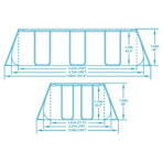    Bestway Power Steel 56457, 412x201x122  (+)