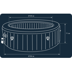     () Bestway Lay-Z-Spa Honolulu AirJet, 19671 , . 60019