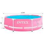    INTEX Metal Frame Pink 28292, 24476 () ()