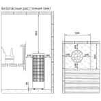  Печь электрическая Harvia Cilindro E PC70E Steel