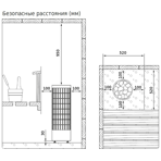  Печь электрическая Harvia Cilindro E PC90E Steel